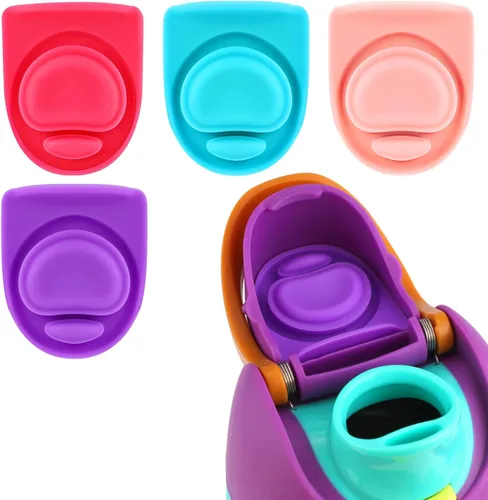 Miniatura 14 de 4 tapones de repuesto compatibles con Owala FreeSip de 24 onzas, 32 onzas, junta superior de tapa de botella de agua para Owala de 16/19/24/32/40