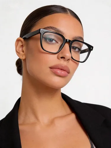 Miniatura 2 de Overzied - Gafas cuadradas de luz azul para mujer y hombre, antideslumbrante, reducen la fatiga ocular para juegos, computadora, pantalla