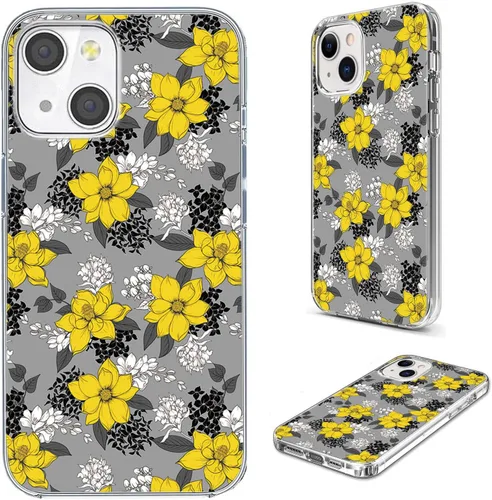 Miniatura 39 de Funda protectora completa a prueba de golpes, delgada, suave, TPU transparente, para iPhone 14/13 6.1, diseño de animales de dibujos animados