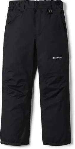Lelaki Pantalones de esquí de nieve para niños, impermeables, aislados, resistentes al viento, pantalones de snowboard para niños y niñas
