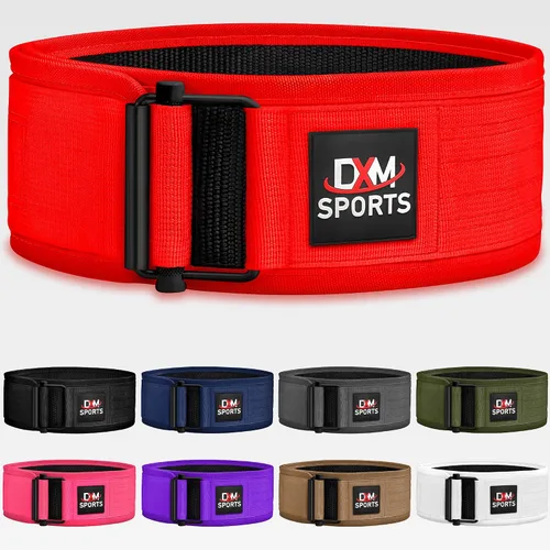 Miniatura 14 de DXM SPORTS Cinturón de levantamiento de pesas con autobloqueo, para hombres y mujeres, gimnasio, entrenamiento de fuerza, levantamiento de pesas