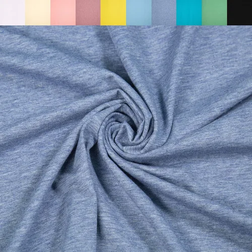 Miniatura 15 de FabricLA Tela de Jersey de Algodón y Elastano por Yarda - Tela de Algodón y Elastano Elástica en 4 Direcciones de 10 oz, 60" de Ancho – Perfecta