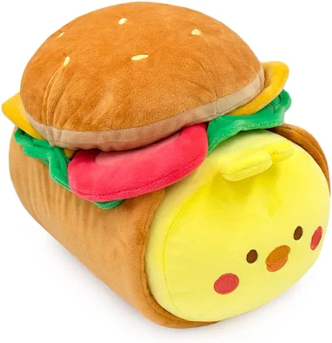 Miniatura 8 de Anirollz Kittiroll de peluche en atuendo de pastel enrollado – Animal de peluche kawaii con disfraz extraíble – Bonito juguete de peluche blando