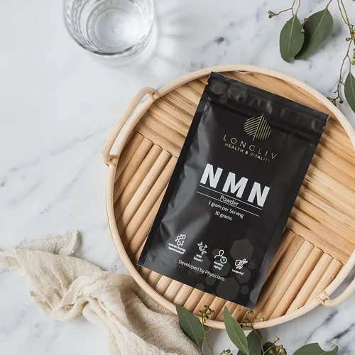 Miniatura 3 de LongLiv NMN Suplemento – Polvo avanzado de mononucleótido de nicotinamida NMN – Suplementos NMN formulados por médicos 1000 mg para optimización