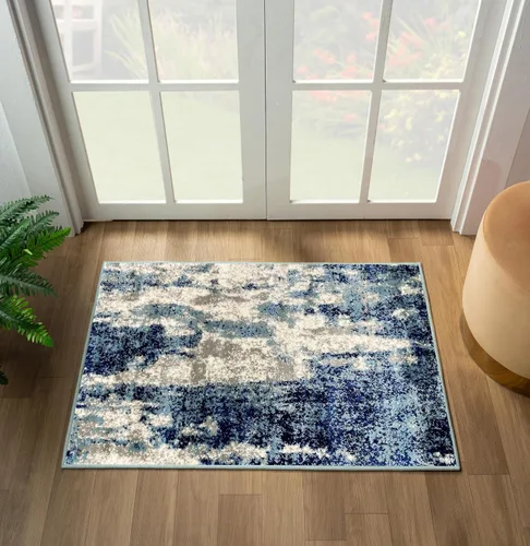 Miniatura 33 de LUXE WEAVERS Lagos Collection - Alfombra de área abstracta beige de 5 x 7 pies