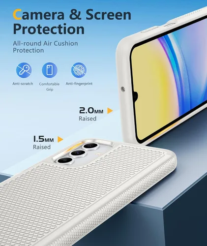 Miniatura 279 de FNTCASE Funda para iPhone 17 Pro: Fundas delgadas translúcidas de color azul claro compatibles con MagSafe, protección completa de la cámara