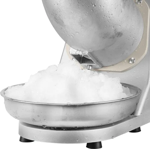 Miniatura 8 de HomGarden Máquina de afeitar eléctrica de hielo de 143 libras, máquina de afeitar de acero inoxidable, trituradora de hielo afeitado para uso