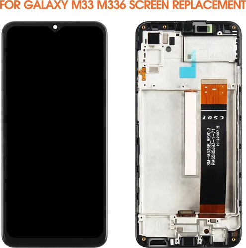 Miniatura 3 de Pantalla para Samsung Galaxy M33 5G Reemplazo de pantalla para Samsung M336 Pantalla LCD SM-M336B, SM-M336BU, SM-M336K Pantalla táctil Digitalizador