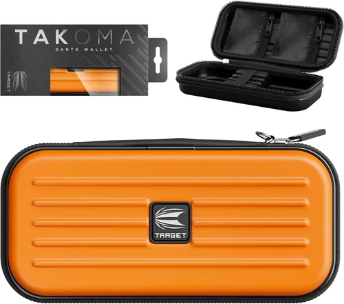 Miniatura 11 de Target Darts Funda de dardos Takoma, tamaño regular, negra Guarda 3 dardos completamente ensamblados y accesorios Estuche con bolsillos con Negro
