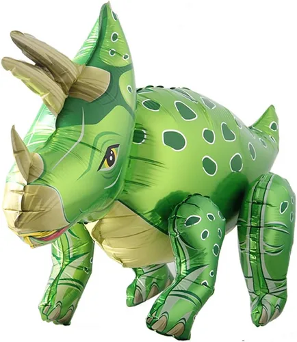 Miniatura 19 de Globos de dinosaurio de pie con diseño de tiranosaurio para fiesta de cumpleaños, baby shower. Kit de decoración de suministros inflables