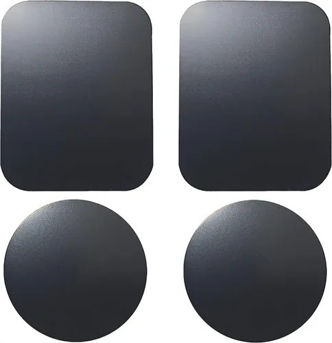 Miniatura 12 de SALEX Juego de 16 placas de metal de repuesto para soportes magnéticos de teléfono de automóvil, pared, soportes de ventilación de aire, estuches