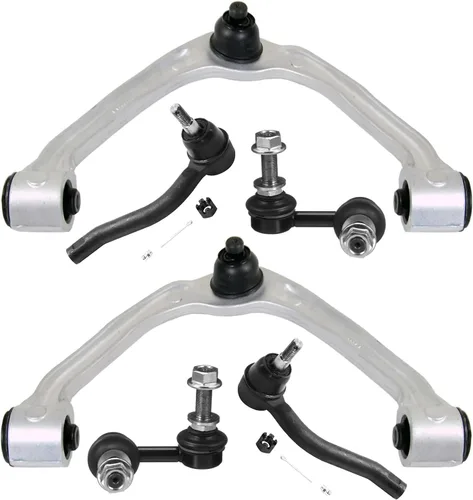 Miniatura 335 de Detroit Axle - Kit de extremo delantero para Chrysler 300 Dodge Charge Challenger 2011-2023, 2 brazos de control inferiores traseros 2 rótulas