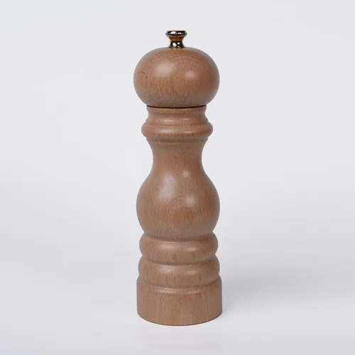 Miniatura 8 de Molino de mano de sal de madera color nogal 7.1 in-7.08 pulgadas Marrón oscuro