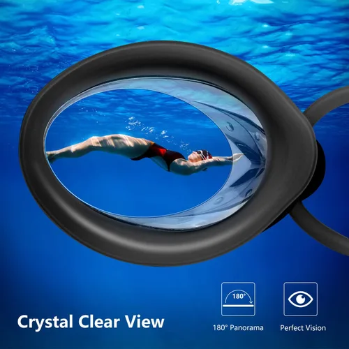Miniatura 5 de Gafas de natación, antiniebla, protección UV, espejadas y transparentes