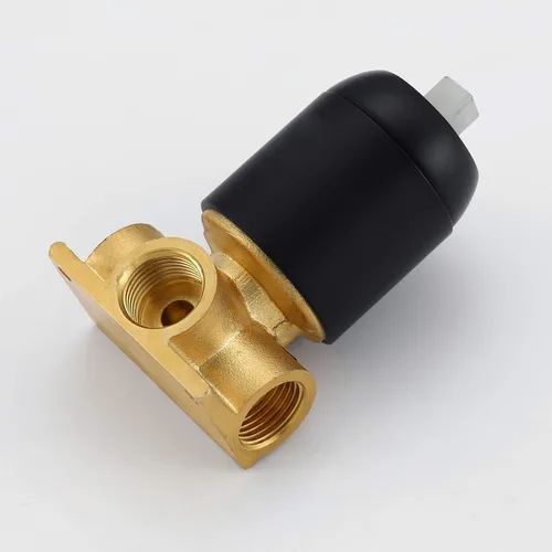 Miniatura 6 de sumerain Grifo de bañera de montaje en pared negro con boquilla de bañera en cascada manija única con válvula áspera de alto flujo Negro mate