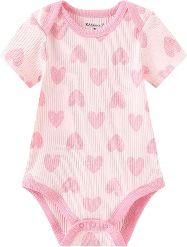 Miniatura 8 de Kiddiezoom Mameluco unisex de algodón de una pieza para bebé recién nacido, 5