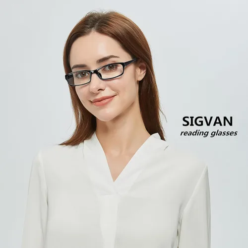Miniatura 6 de SIGVAN Paquete de 6 lentes de lectura para mujer, con bloqueo de luz azul, bisagra de resorte, rectangulares, lentes de lectura para mujer
