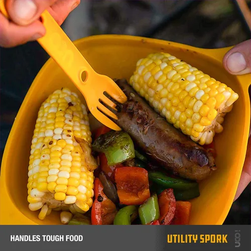 Miniatura 4 de UCO Utility Spork 3 en 1 Combo Cuchara-Tenedor Cuchillo Utensilios de camping