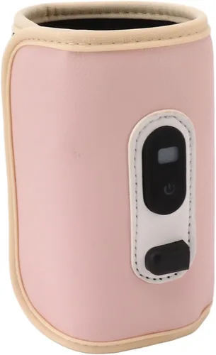 Miniatura 8 de HEEPDD Calentador de biberones portátil con 5 ajustes de temperatura, alimentado por USB, 3 minutos, calor rápido, tamaño compacto, para leche