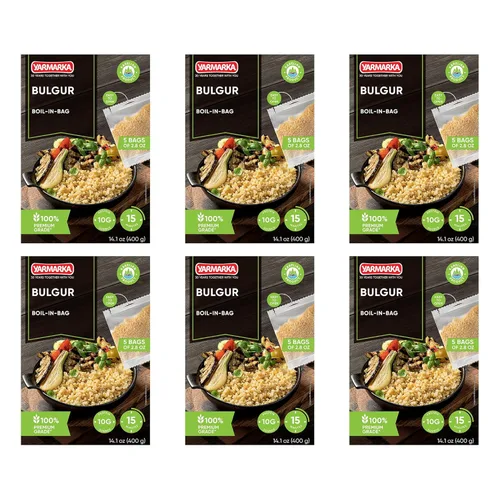 Miniatura 19 de Yarmarka Granos de trigo sarraceno hervido en bolsa, 5 x 2.82 oz (paquete de 2) Kasha de grano entero descascarado, sin gluten, natural y puro