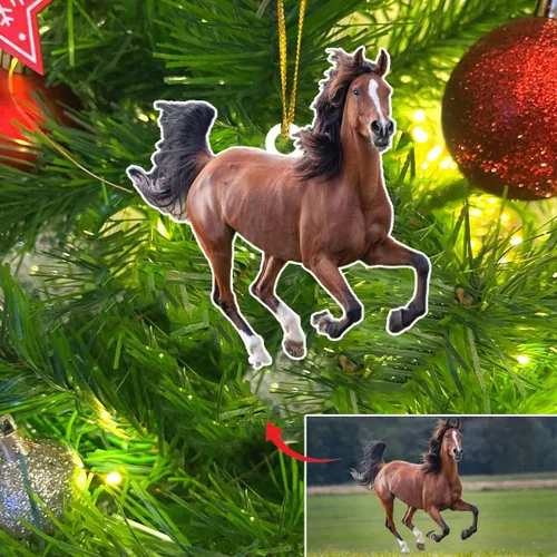 Miniatura 18 de LOVELYPOD Adorno de foto personalizado,Árbol de adorno de Navidad personalizado, Adorno de forma plana 2D de foto personalizada, Foto personalizada