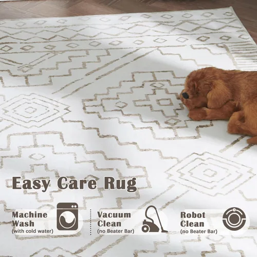 Miniatura 5 de jinchan Alfombra marroquí de pasillo 2x10 para pasillo - Alfombra de pasillo para cocina bohemia lavable a máquina, alfombra moderna suave, Boho