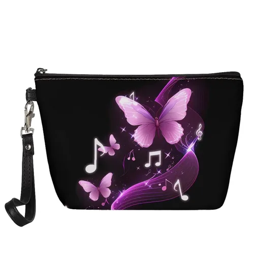 Miniatura 28 de AFPANQZ Bolsas de maquillaje de viaje personalizadas para mujeres y niñas, bolsa de almacenamiento de artículos de tocador, bolso al aire libre