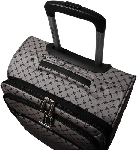 Miniatura 74 de Steve Madden Equipaje de diseñador, Chalet Gris Claro, Juego de maleta giratoria ligera expandible de 3 piezas - Juego de viaje