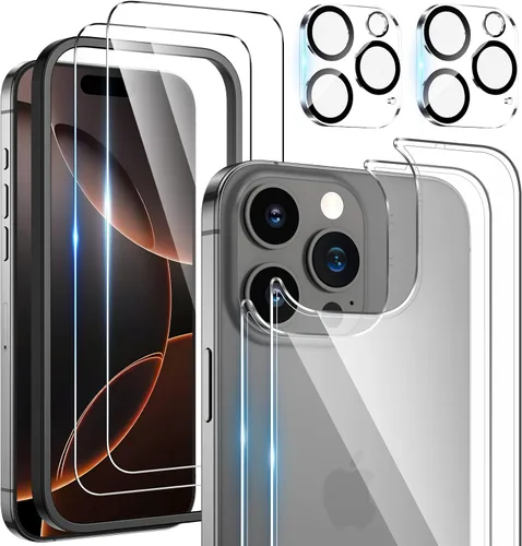 Miniatura 12 de Maxdara Protector de pantalla para iPhone 17 Pro Max (6.9 pulgadas), protector de pantalla trasera para iPhone 17 Pro Max y protector de pantalla