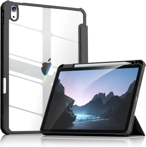 Aoub - Estuche para iPad (A16) 11ª generación 11 pulgadas 2025, iPad 10ª generación 10.9 pulgadas 2022 con soporte para lápiz, con carcasa trasera