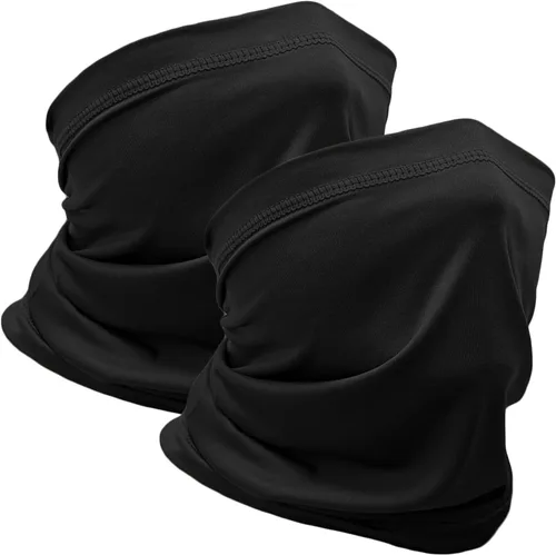 Miniatura 12 de WOXVM 2 paquetes de polaina para el cuello, bufanda, bufanda de Gator para enfriar el sol, pasamontañas, bandana, protección UV, para hombres