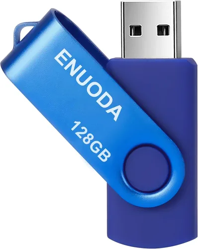 Miniatura 17 de Unidad flash de 16 GB, paquete de 5 unidades de pulgar ENUODA de 16 GB, diseño giratorio USB 2.0, memoria USB 2.0, unidad de bolígrafo para 16GB* 5