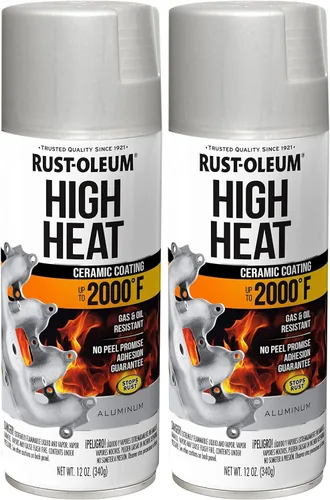 Miniatura 6 de Rust-Oleum 260771 Pintura en aerosol de alto calor automotriz, 11 onzas, transparente
