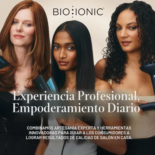 Miniatura 9 de Bio Ionic Rizador de Cilindro Largo, Rizador de Pelo con Tecnología de Calor Húmedo y NanoIónico MX, Varita Rizador Versátil Negro