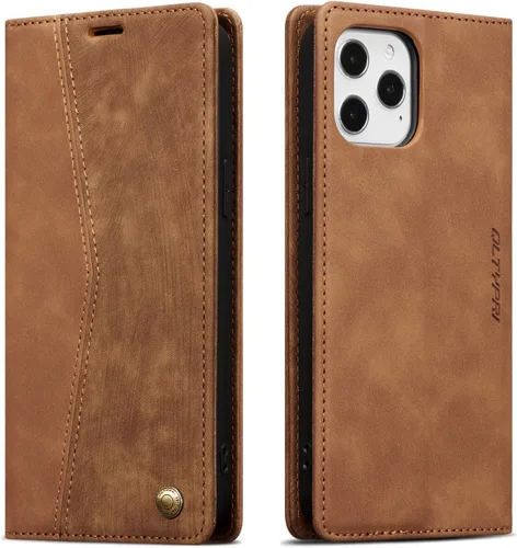 Miniatura 40 de QLTYPRI Para iPhone Air Case Wallet Con Tarjetero, Vintage PU Cuero Kickstand Cierre Magnético A Prueba De Golpes Folio Libro Funda Para IPhone 17