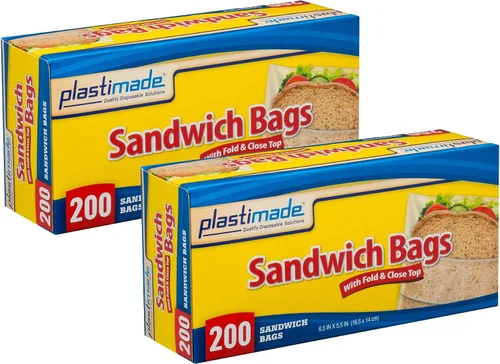 Miniatura 8 de Bolsas de almacenamiento de plástico desechables con lazo giratorio original, tamaño de 1 galón, 75 bolsas, ideales para el hogar, oficina