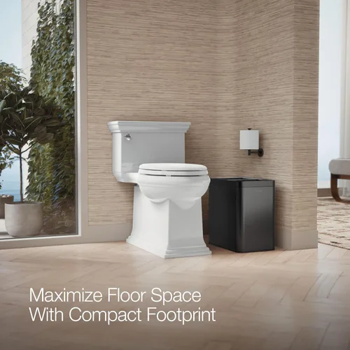 Miniatura 6 de KOHLER K-31315-BST - Bote de basura de dos compartimentos con tapa abierta de 22 litros, acero inoxidable negro