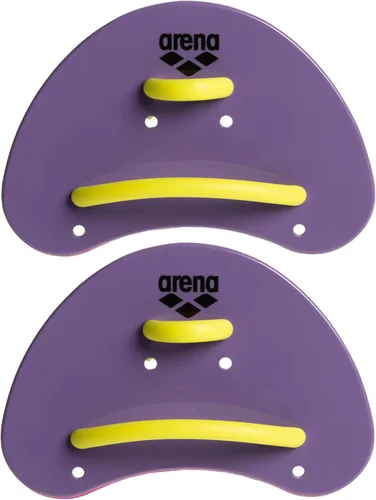 Miniatura 6 de Arena Pala de natación unisex para adultos Elite Finger para entrenamiento de natación, equipo de piscina para hombres y mujeres Negro/Plateado