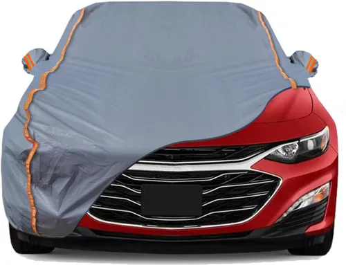 Miniatura 32 de TUCAREST - Funda de auto completa de 6 capas de alta calidad, diseño de cremallera de carcasa dura, impermeable, resistente a la intemperie