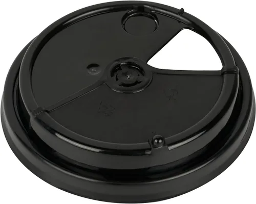 Miniatura 7 de Restaurantware - Solo tapas: tapas de plástico negro para tazas de café de 8, 12, 16 y 20 onzas, 100 café para tazas calientes - sorbo y popote