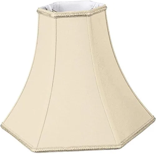 Miniatura 7 de Royal Designs - Pantalla hexagonal para lámpara, color dorado antiguo, 3.5 x 8 x 6.5 pulgadas