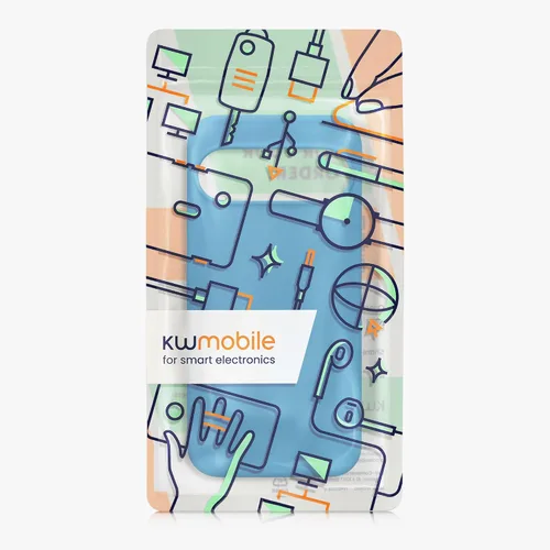 Miniatura 375 de kwmobile Funda Compatible con Google Pixel 6 Pro - Funda de teléfono de silicona TPU con acabado suave - Azul Arrecife