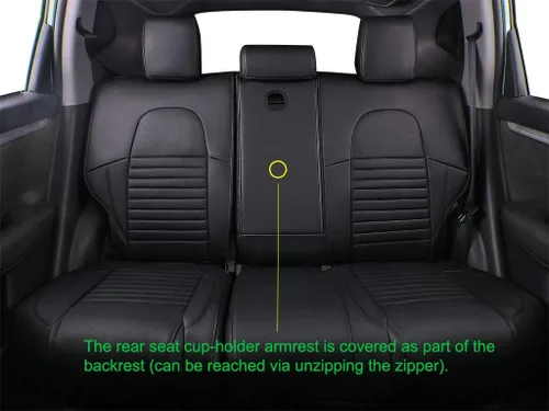 Miniatura 4 de EKR Fundas de asiento CRV de ajuste personalizado para Honda CRV 2015 2016 Juego completo de funda de asiento para SUV, protectores de asiento