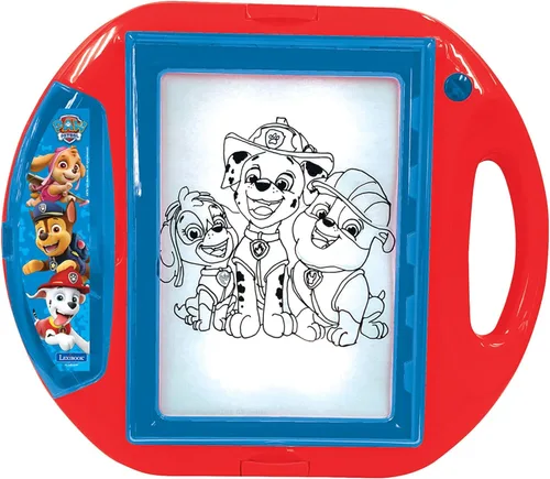 Miniatura 3 de LEXiBOOK Paw Patrol, proyector de dibujo, 4 tampones, 10 plantillas, pantalla de iluminación, 1 bolígrafo incluido, juguete artístico y creativo