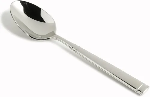 Fortessa Bistro 18/10 - Cuchara ovalada de acero inoxidable para postre (12 unidades)