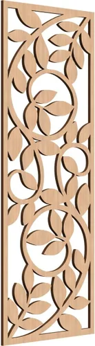 Miniatura 57 de 9 3/8"W x 24 3/8"H x 1/4"T Utica Decorativo Fretwork Madera Paneles de Pared, Abedul