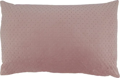 Miniatura 4 de SARO LIFESTYLE Pinsonic - Almohada de terciopelo beige, 14 x 20 pulgadas, relleno de poliéster