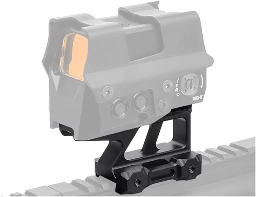 Miniatura 7 de 2.91 "Red Dot Sight Riser Mount para EO Sight, Tactical Optic Scope Riser Mount 8 ranuras Picatinny, apto para riel Weaver/Picatinny de 0.787 in