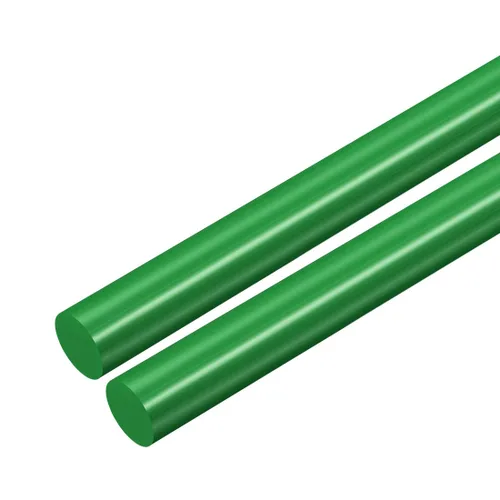 Miniatura 55 de uxcell Varilla redonda de plástico de 1/2 pulgada de diámetro y 20 pulgadas de longitud, varillas de polioximetileno, barras redondas de plástico