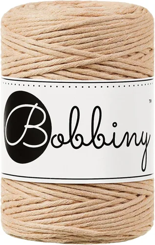 Miniatura 23 de Bobbiny Cordón de macramé de una sola capa para bebé de 0.069 pulgadas (100% algodón reciclado)